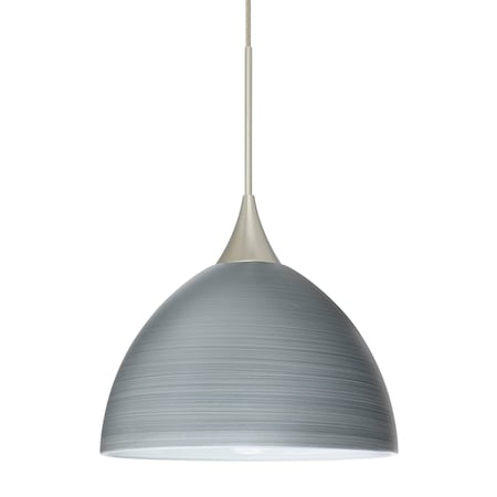 Brella Cord Pendant, Titan, Satin Nickel Finish, 1x5W LED